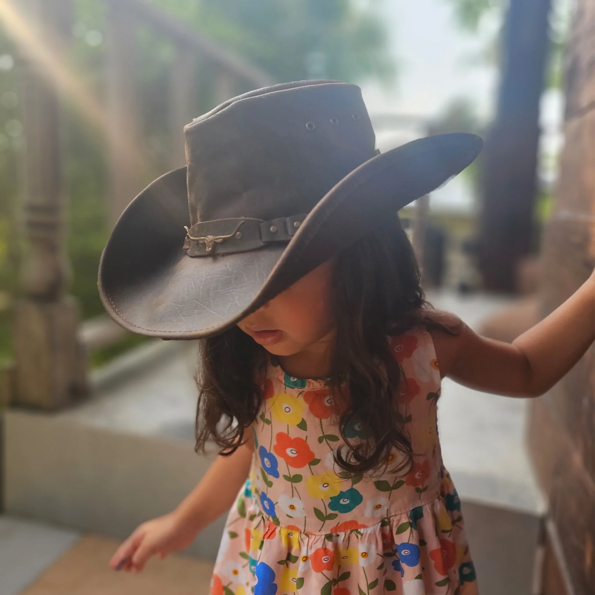 Kids Brumby Shapeable Leather Hat - Image 2