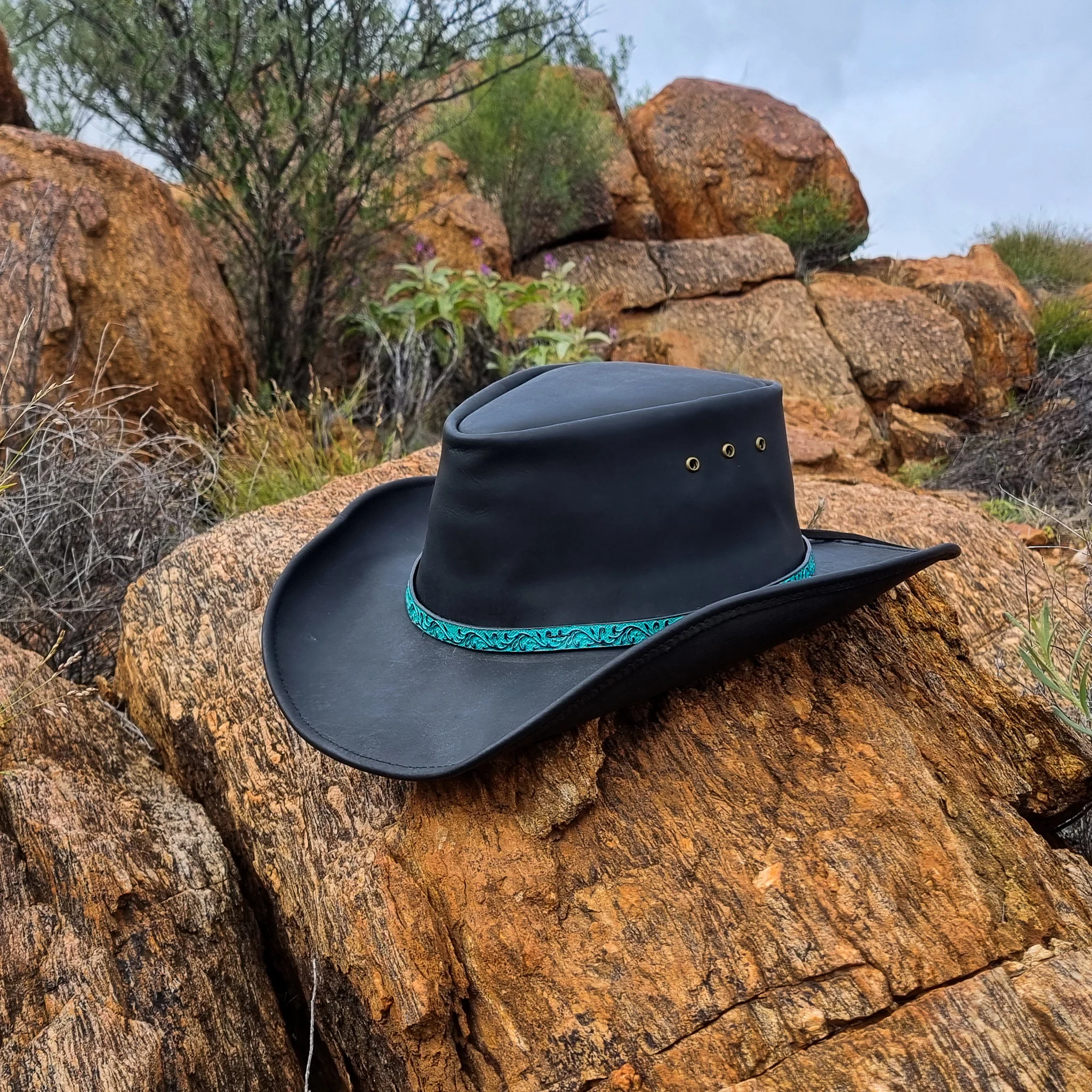 Winton Shapeable Leather Hat - Image 2